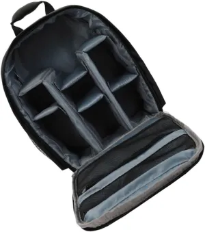 1Pc Camera Backpack with Shockproof Sponge Portable DSLR Storage Bag for Photographers Shoulder Straps Fits Tripod for Travel and Outdoor Use