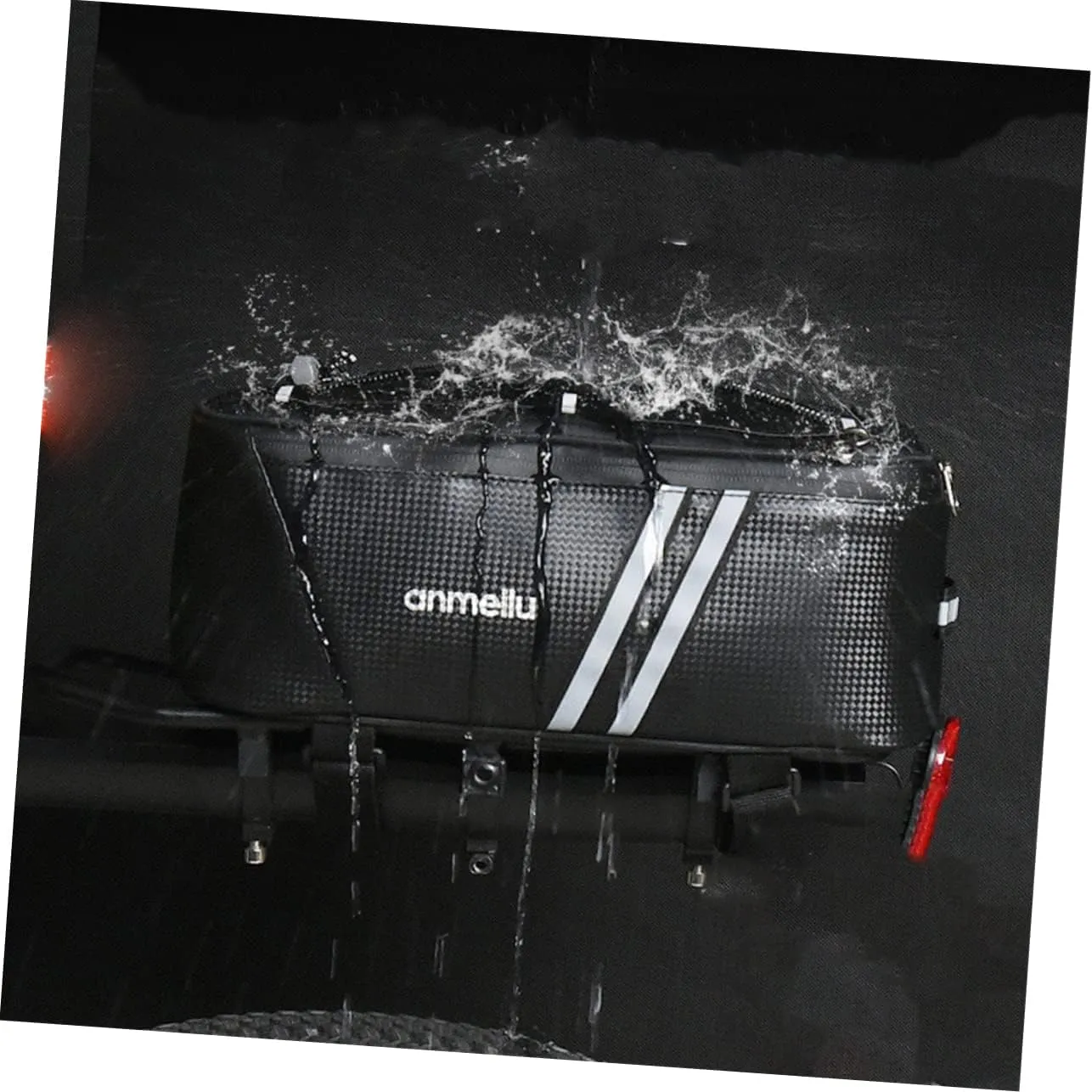 3 Pcs Waterproof Backseat Bag Mtb Bike Saddle Bag Cycling Outfit Cycling Rear Bag Cast Nets for Fishing Back Seat Bag Quilt Stencils Medal Holder and Shelf Electric Bicycle Riding