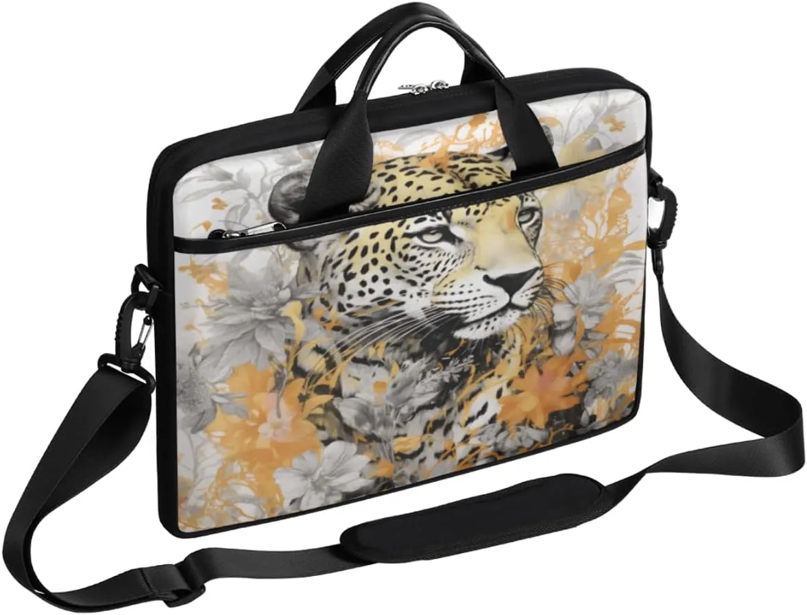 Adorable Cats Texture Laptop Shoulder Bag for Tablet Computer Notebook Sleeve Messenger Carrying Case Briefcase Tote