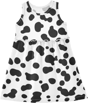 Aflyko Girls Sleeveless Dress Adorable Tank Play Sundress 2T-8T