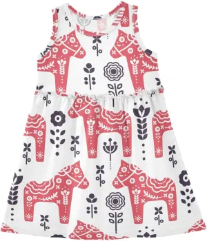 Aflyko Girls Sleeveless Dress Adorable Tank Play Sundress 2T-8T