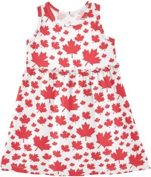 Aflyko Girls Sleeveless Dress Adorable Tank Play Sundress 2T-8T