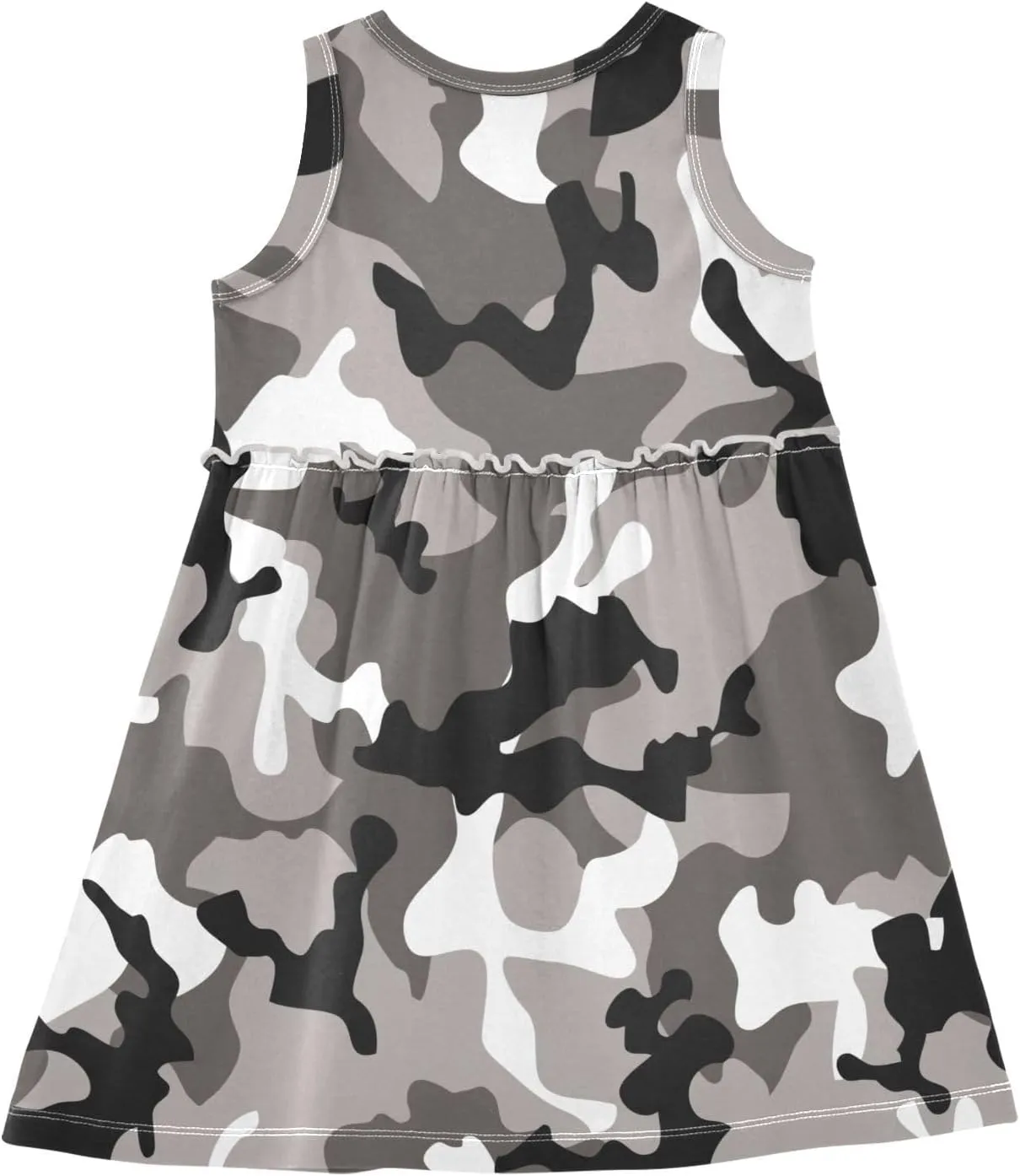 Aflyko Girls Sleeveless Dress Adorable Tank Play Sundress 2T-8T