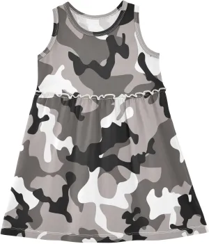 Aflyko Girls Sleeveless Dress Adorable Tank Play Sundress 2T-8T