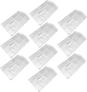 Alipis 50pcs Garment Dry Cleaning Bag Clear Garment Bags Clothing for with Suit Covers Dust Transparent Vacuum Bag Clothes Protector Overcoat Cover Coat Storage Bag Plastic