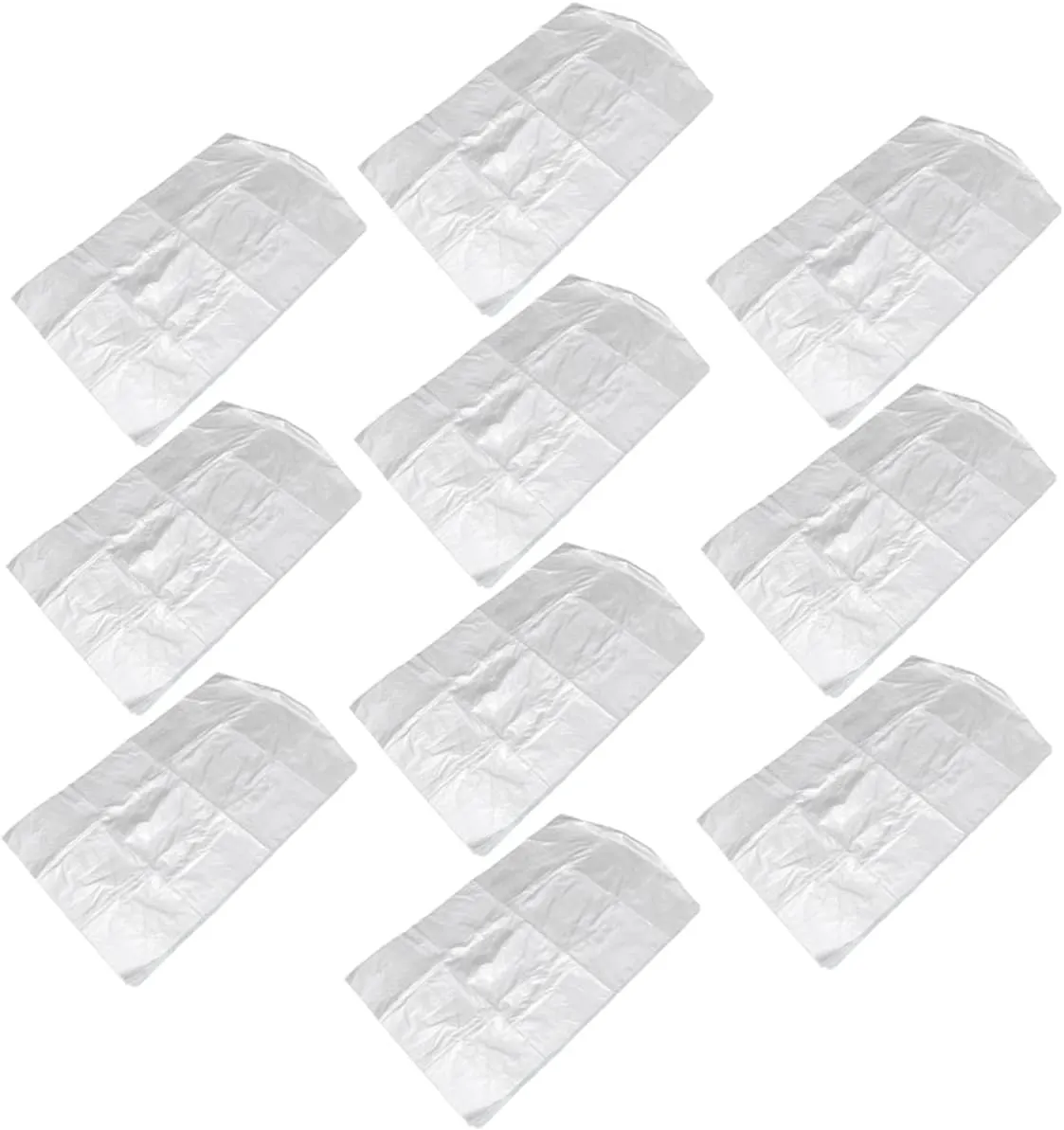 Alipis 50pcs Garment Dry Cleaning Bag Clear Garment Bags Clothing for with Suit Covers Dust Transparent Vacuum Bag Clothes Protector Overcoat Cover Coat Storage Bag Plastic