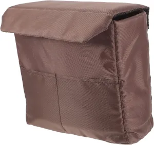 Angoily Camera Insert Bag Portable Protective Case for Mirrorless Cameras Wear Resistant, Coffee, 22.5X20cm, Casual