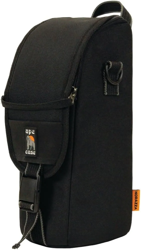 Ape Case ACPROLC18 Professional Large Lens Case, Black/Yellow