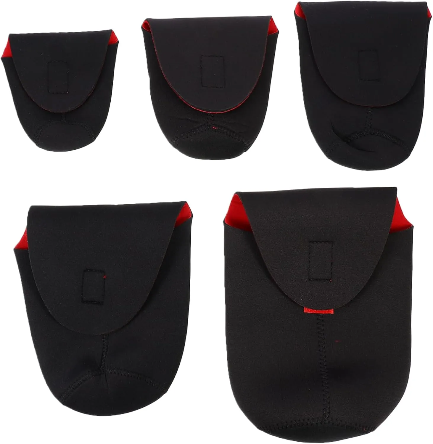 ARTIBETTER 5-piece Dslr Camera Lens Pouch Bag Durable Water Resistant Case for Lens Easy to Use for Photographers