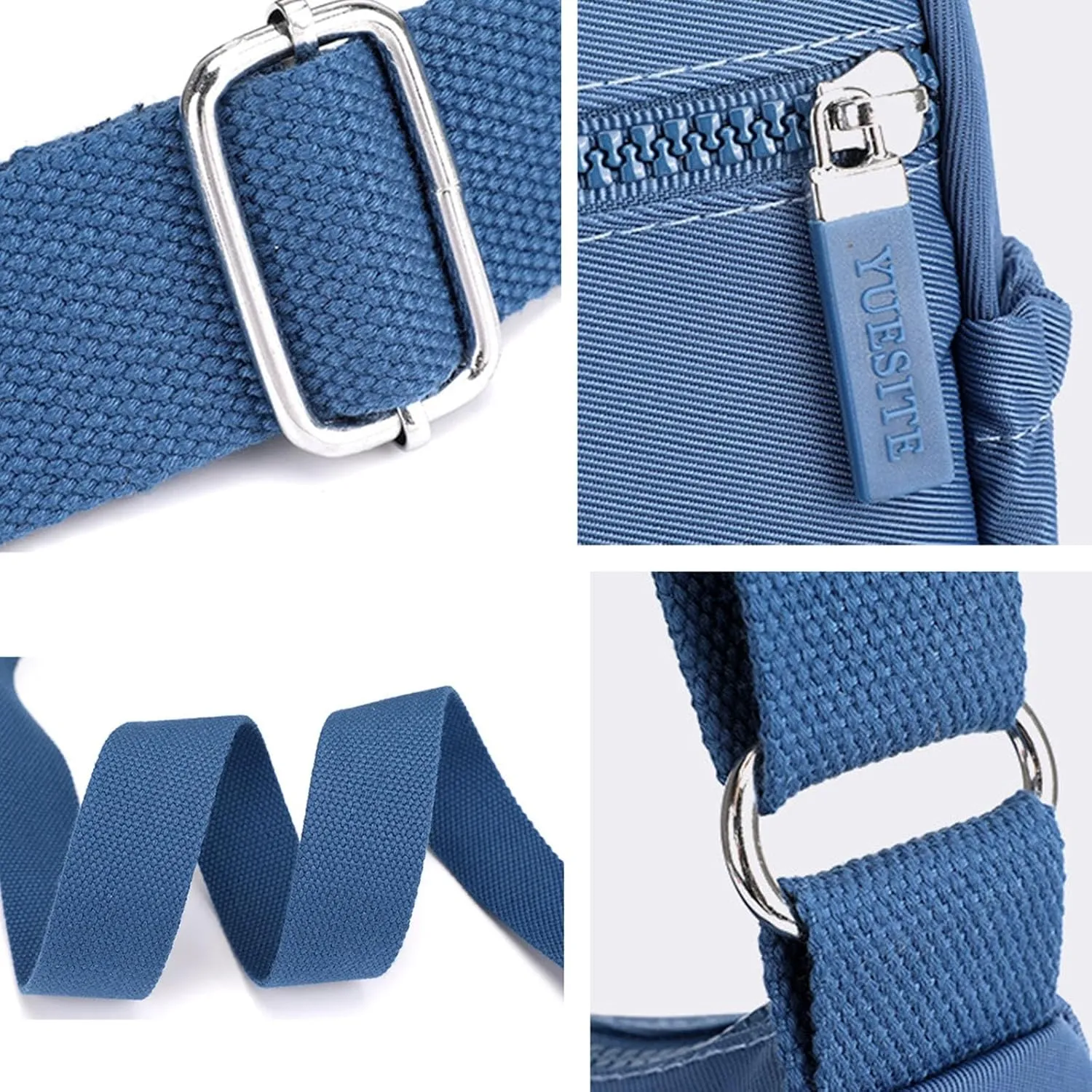Beach Tote Bag Small Retro Zipper Cell Phone Bags Shoulder Bags Crossbody Handbags Suitable For Beach Shopping Travel F