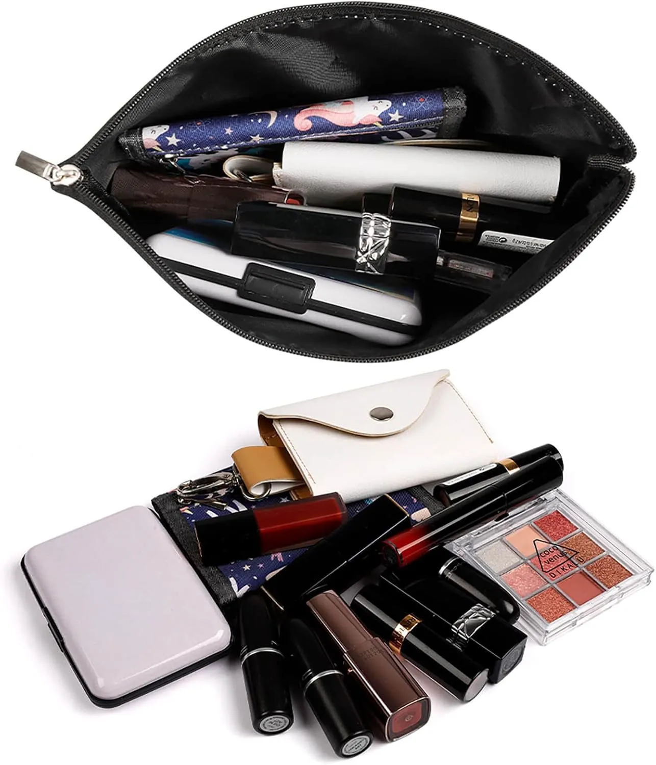 Belarus Flag Travel Cosmetic Bag Lightweight Makeup Organizer for Women