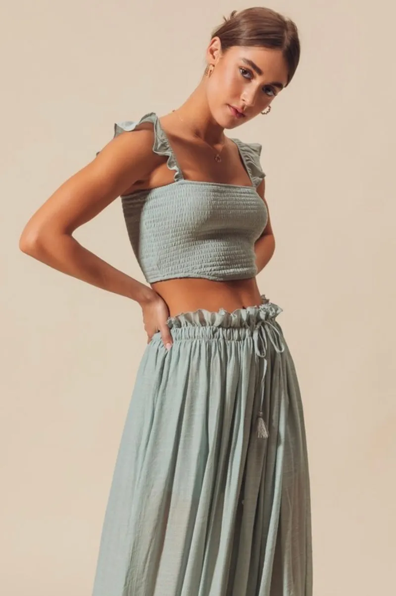 Boho Maxi Skirt Set