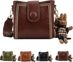 Bootara Bucket Bag with Adjustable Wide Shoulder Strap Fashion Bucket Bags, Cute Mini, Spacious Travel Tote