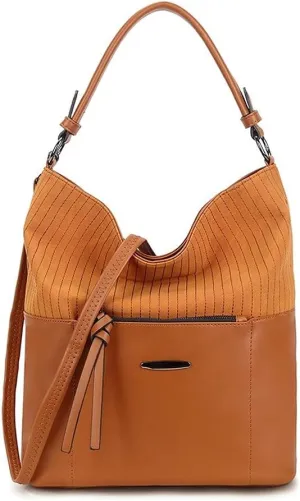 Bucket Bags for Women Elegent Chic Handbag Ladies Tote Bags Large Capacity Casual Shoulder Bag for Work School