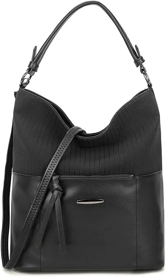 Bucket Bags for Women Elegent Chic Handbag Ladies Tote Bags Large Capacity Casual Shoulder Bag for Work School