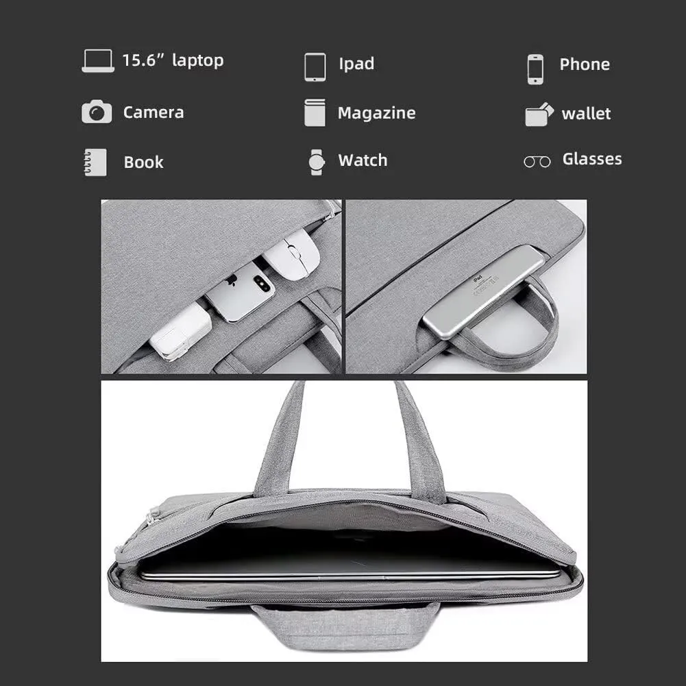 Business Laptop Briefcase for Men Women Document Handbag Lightweight Computer Shoulder Waterproof Messenger