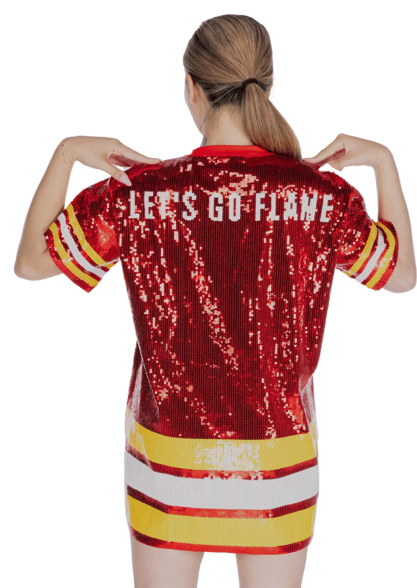 Calgary Hockey Sequin Dress