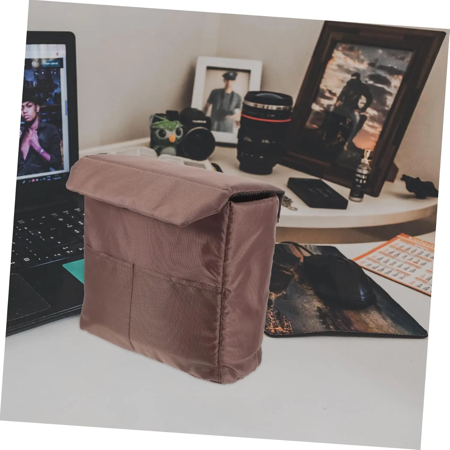Camera Insert Bag for Backpack Padded Protective Case with Divider for DSLR and Mirrorless Cameras for Indoor and Outdoor Photography Compact and Easy to Clean