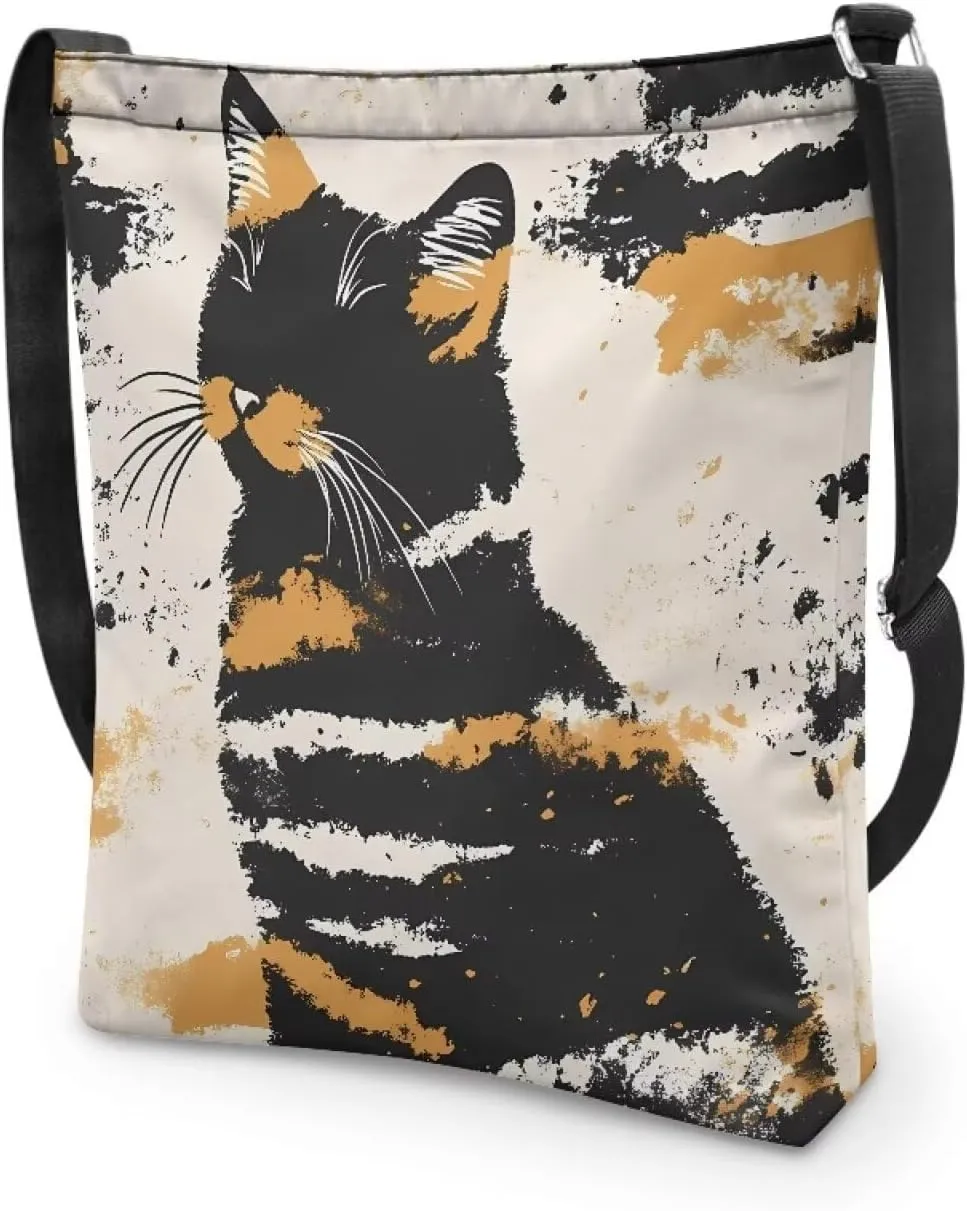 Canvas Tote Bag for Women, Anti Water Tote Bag Stylish Shoulder Purse Women'S Canvas Hobo Bag