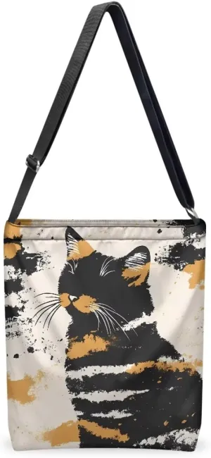 Canvas Tote Bag for Women, Anti Water Tote Bag Stylish Shoulder Purse Women'S Canvas Hobo Bag