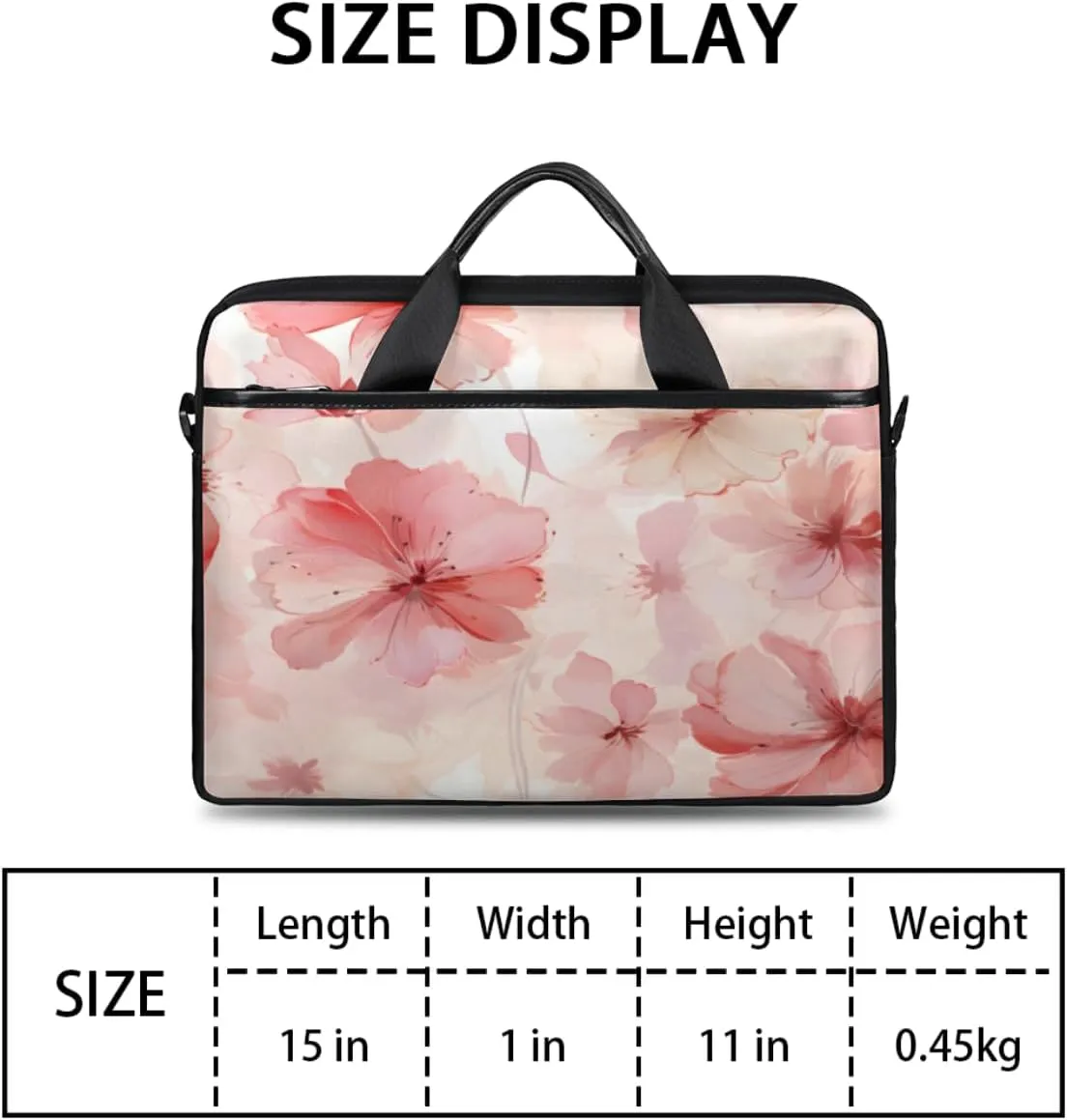 Cats Adorable Style Laptop Shoulder Bag for Tablet Computer Notebook Sleeve Messenger Carrying Case Briefcase Tote