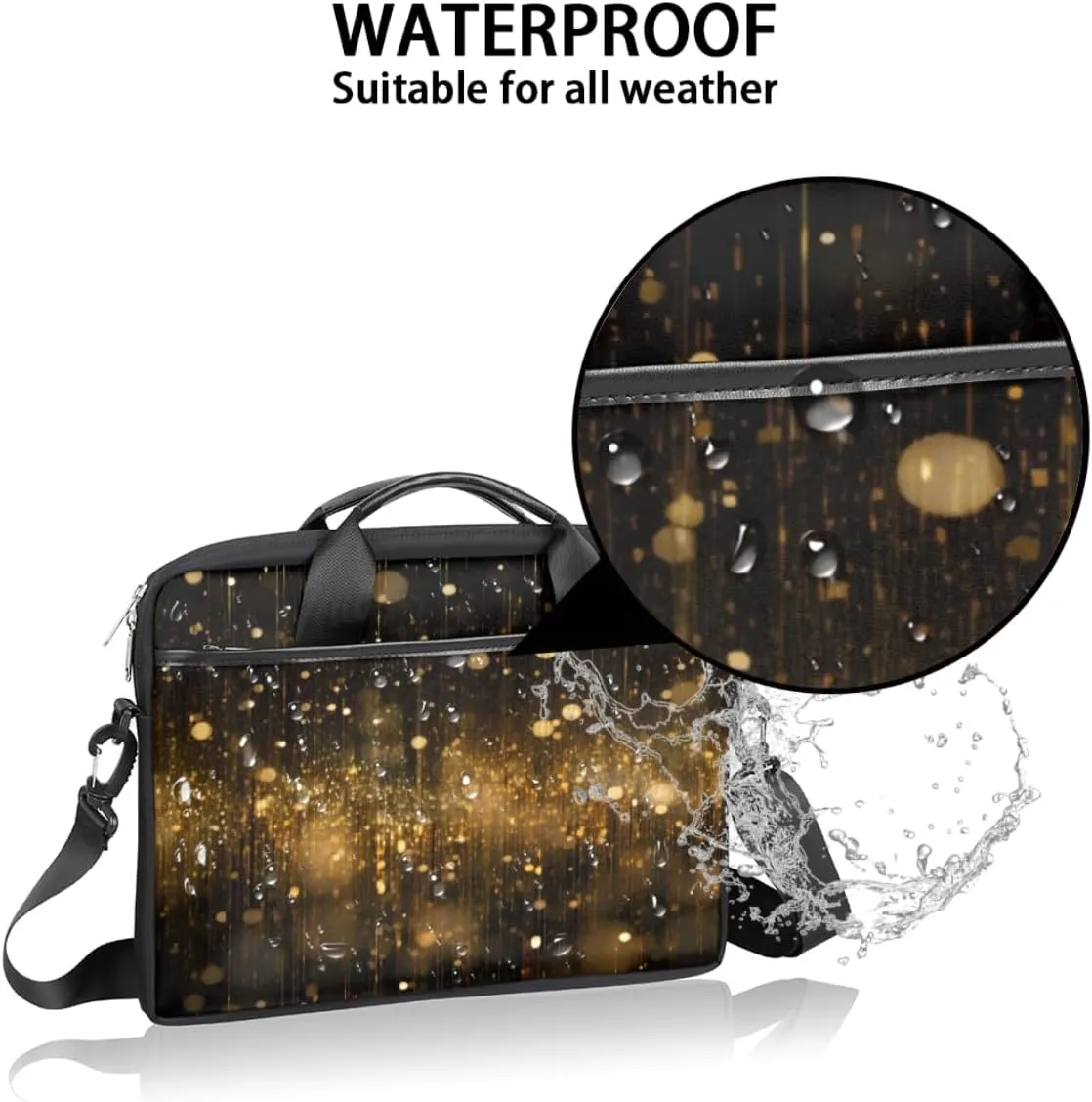 Cats Adorable Style Laptop Shoulder Bag for Tablet Computer Notebook Sleeve Messenger Carrying Case Briefcase Tote