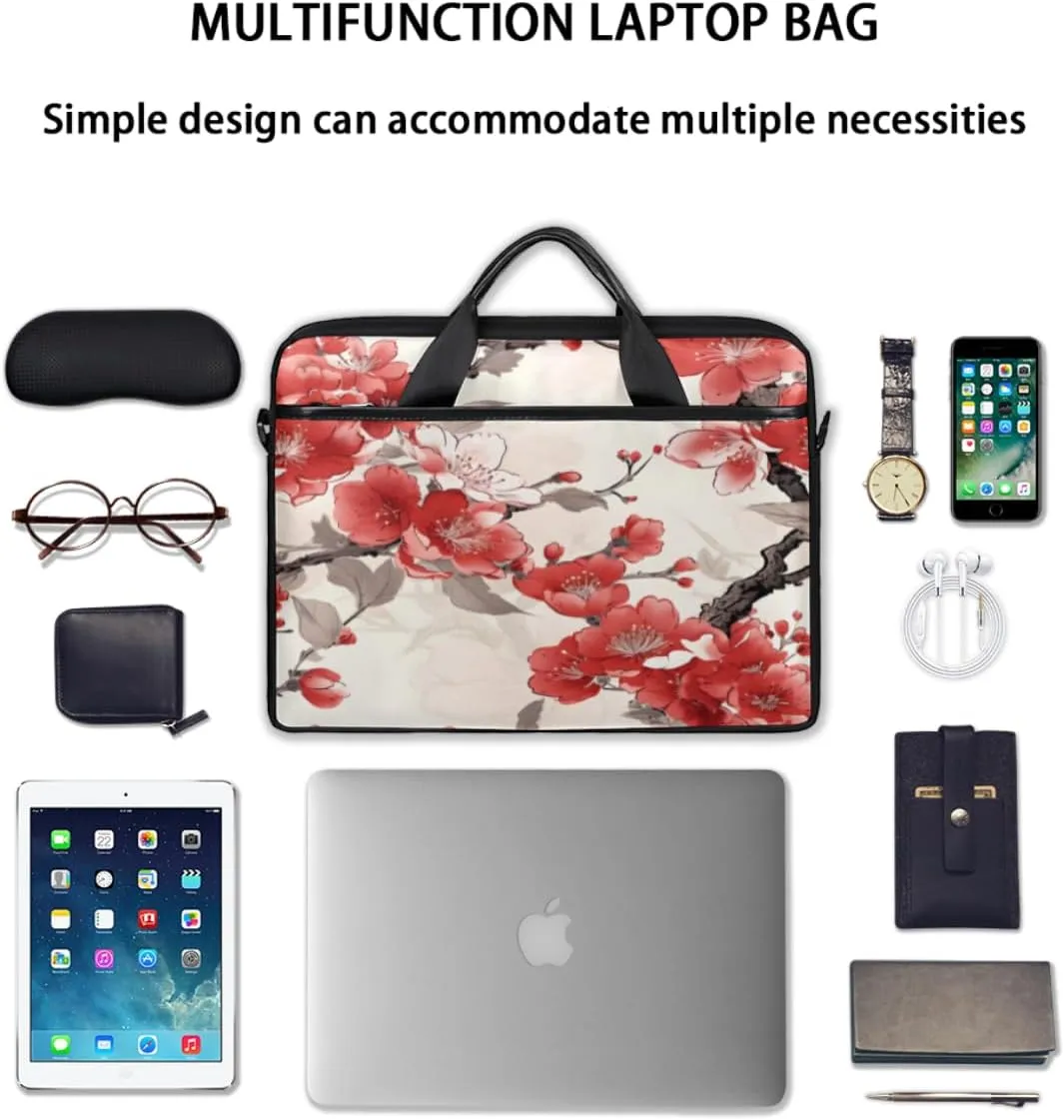 Cats Adorable Style Laptop Shoulder Bag for Tablet Computer Notebook Sleeve Messenger Carrying Case Briefcase Tote