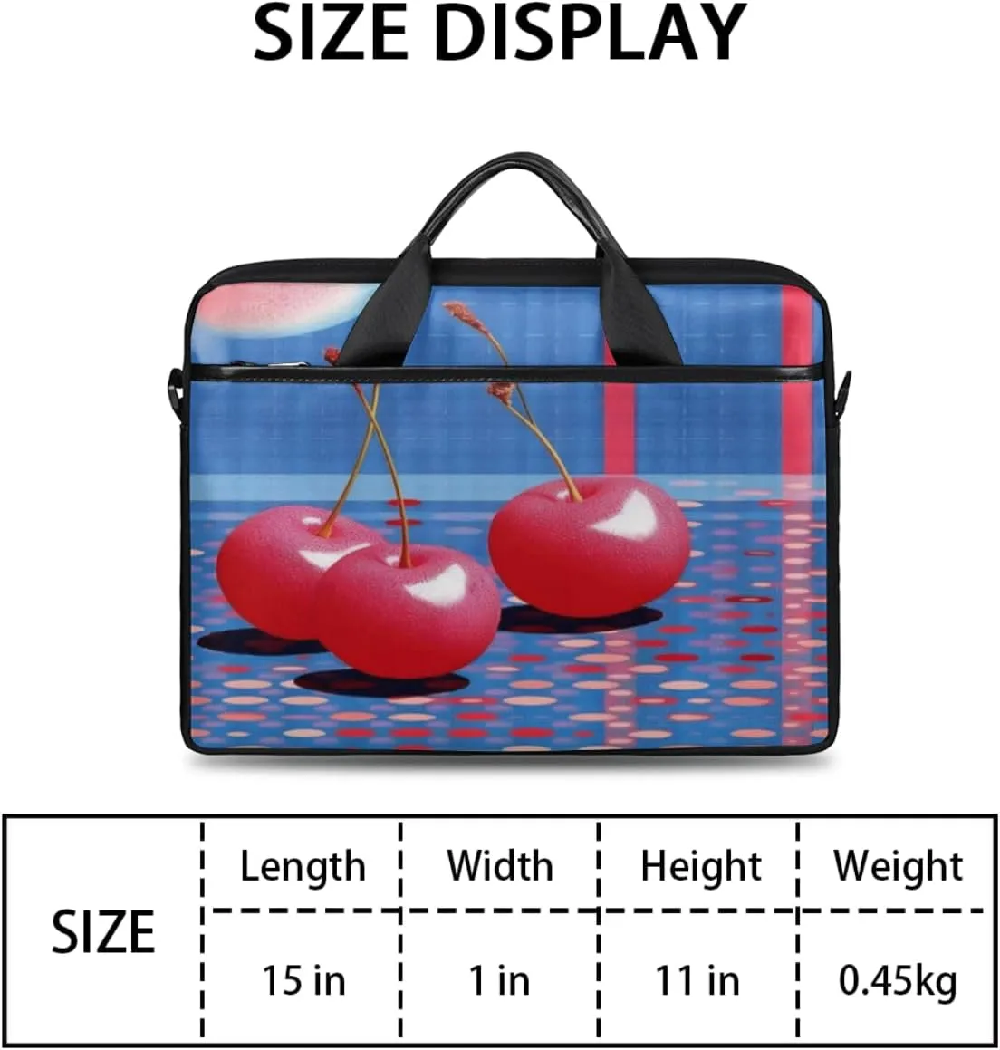 Cats Adorable Style Laptop Shoulder Bag for Tablet Computer Notebook Sleeve Messenger Carrying Case Briefcase Tote