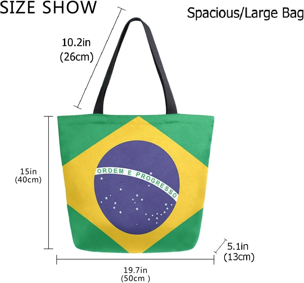 Chic Fashion Floral Printed Extra Large Shoulder Tote Bag for Beach Travel Weekender Gym Grocery Shopping