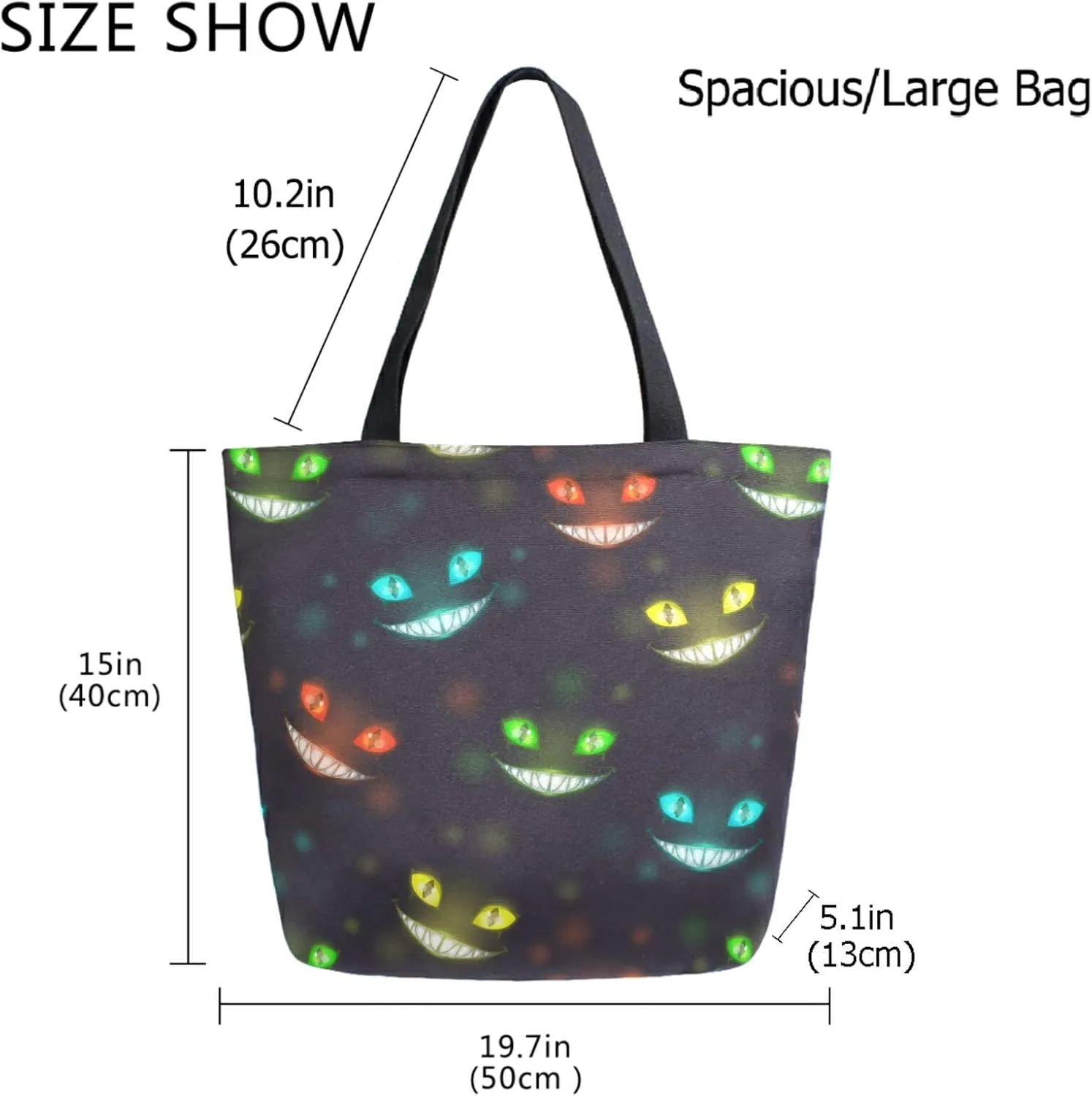 Chic Fashion Floral Printed Extra Large Shoulder Tote Bag for Beach Travel Weekender Gym Grocery Shopping