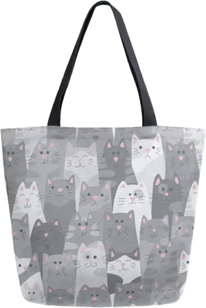 Chic Fashion Pattern Printed Extra Large Shoulder Tote Bag for Beach Travel Weekender Gym Grocery Shopping