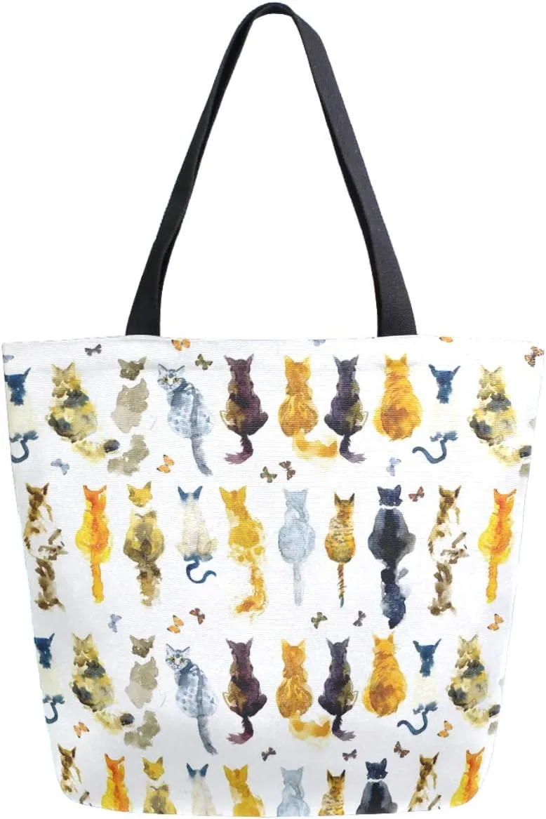 Chic Lifelike Pattern Extra Large Shoulder Tote Bag for Beach Travel Weekender Gym Grocery Shopping