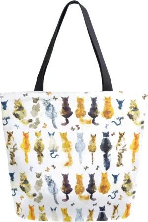 Chic Lifelike Pattern Extra Large Shoulder Tote Bag for Beach Travel Weekender Gym Grocery Shopping