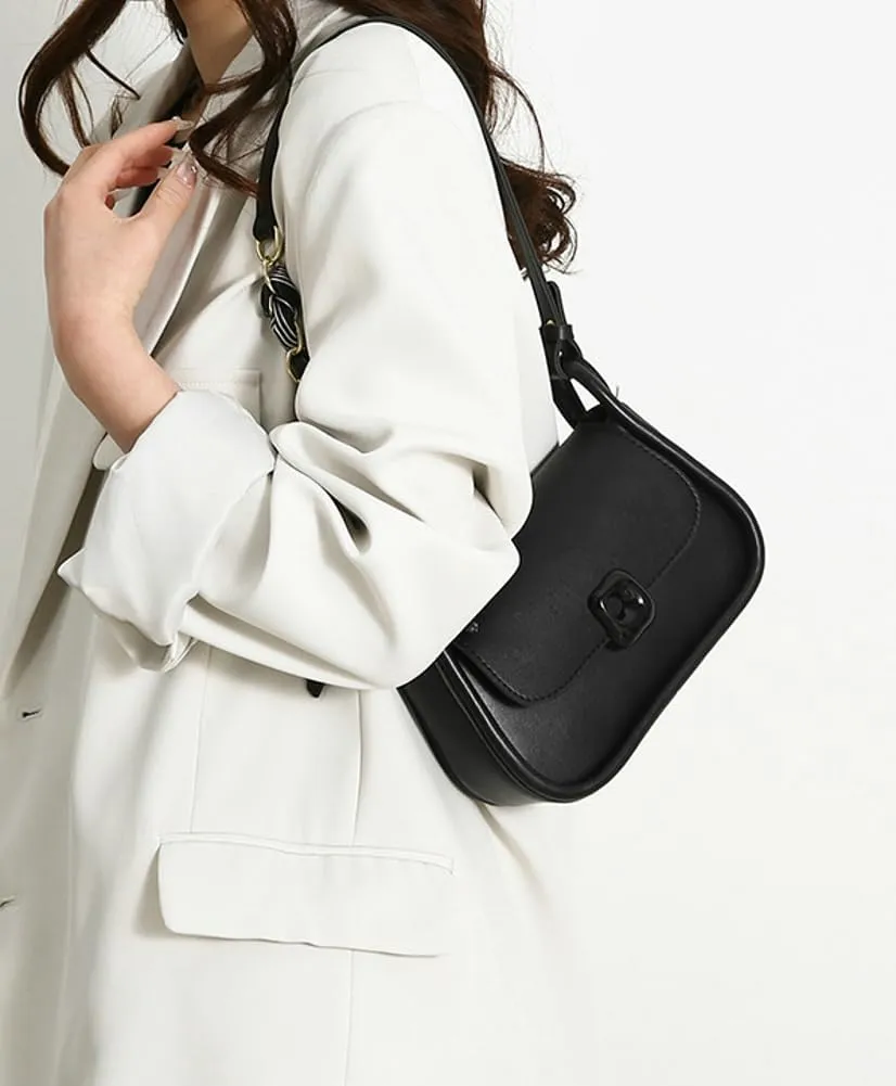 Chic Vegan Leather Shoulder Crossbody Bag for Women Y2k Handbag Purse Small Tote Bag Top Handle Satchel 2024