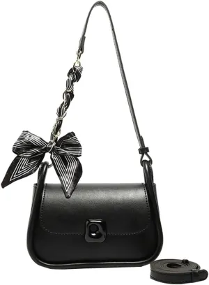Chic Vegan Leather Shoulder Crossbody Bag for Women Y2k Handbag Purse Small Tote Bag Top Handle Satchel 2024