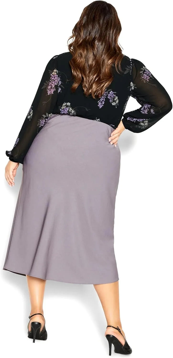 City Chic Women's Plus Size Skirt Envious