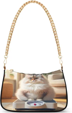 Colorful Leaf Shoulder Bag with Zipper, Crossbody Bags for Women Trendy