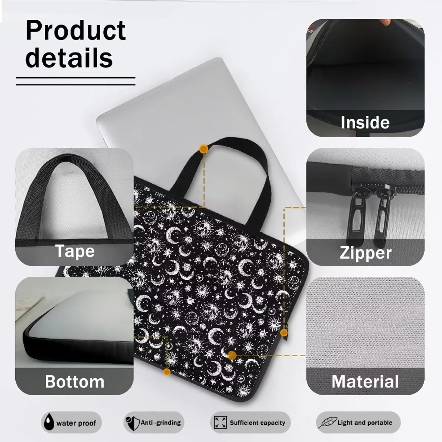 Computer Bags for Laptops for Women Men Laptop Bag Laptop Protective Case Casual Briefcase Handbags Work Bags