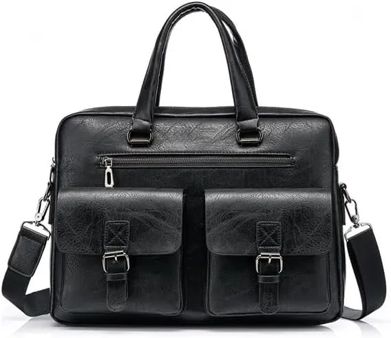 Crossbody Bag Men Men's Tote Bag Leather Briefcase Bags for Men Handbags Computer Business Shoulder Crossbody Bags