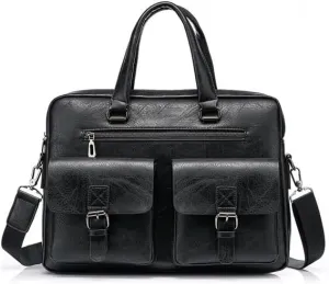 Crossbody Bag Men Men's Tote Bag Leather Briefcase Bags for Men Handbags Computer Business Shoulder Crossbody Bags