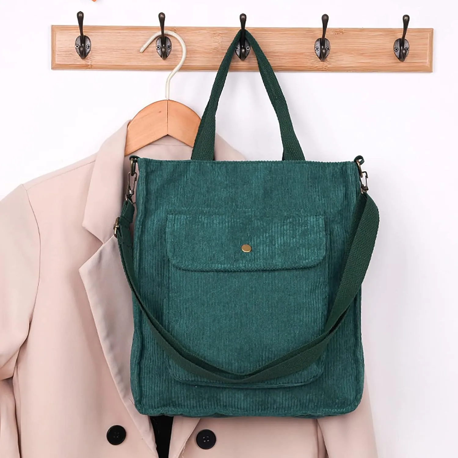 Crossbody Bags for Women Corduroy Tote Bag Women Shoulder Bag Casual Top Handle Ladies Handbags