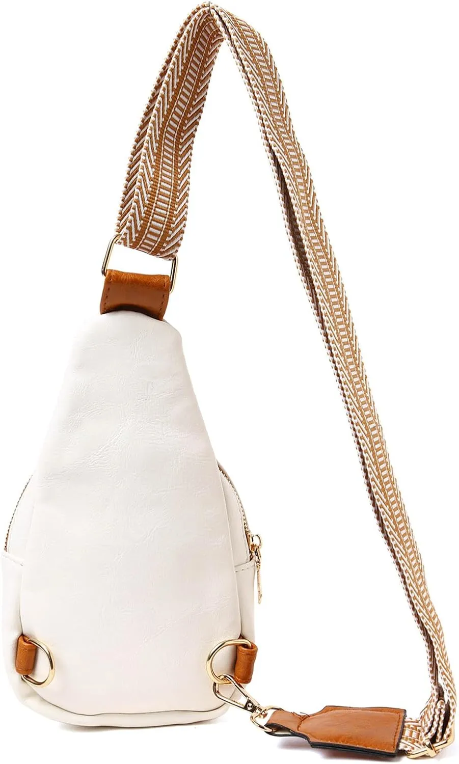 Crossbody Bags for Women Fashion Chest Bag Soft Leather Texture Crossbody Bag Large Capacity Simple Retro