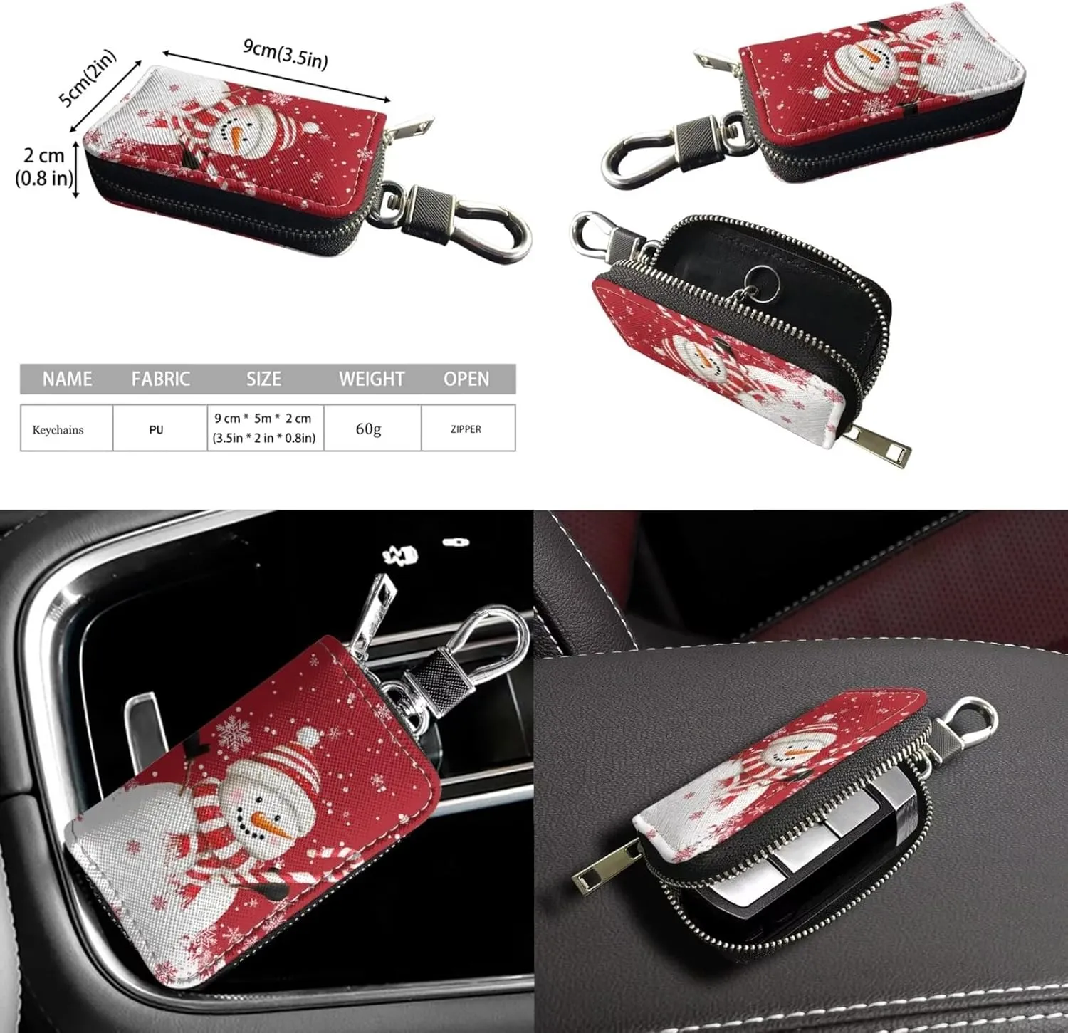 Crossbody Bags for Women Leather Bucket Bags with Car Key Case 2 Piece Shoulder Bag Trendy Handbag