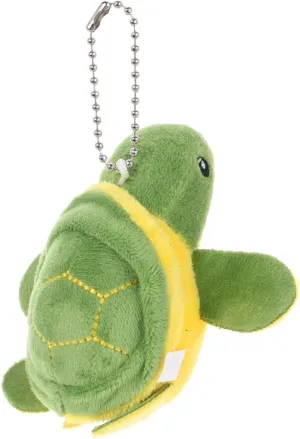 Cute Plush Turtle Keychain Adorable Kawaii Tortoise Holder for Travel Bags Purses Handbags Backpacks Soft Ocean Animal Pendant for Decoration