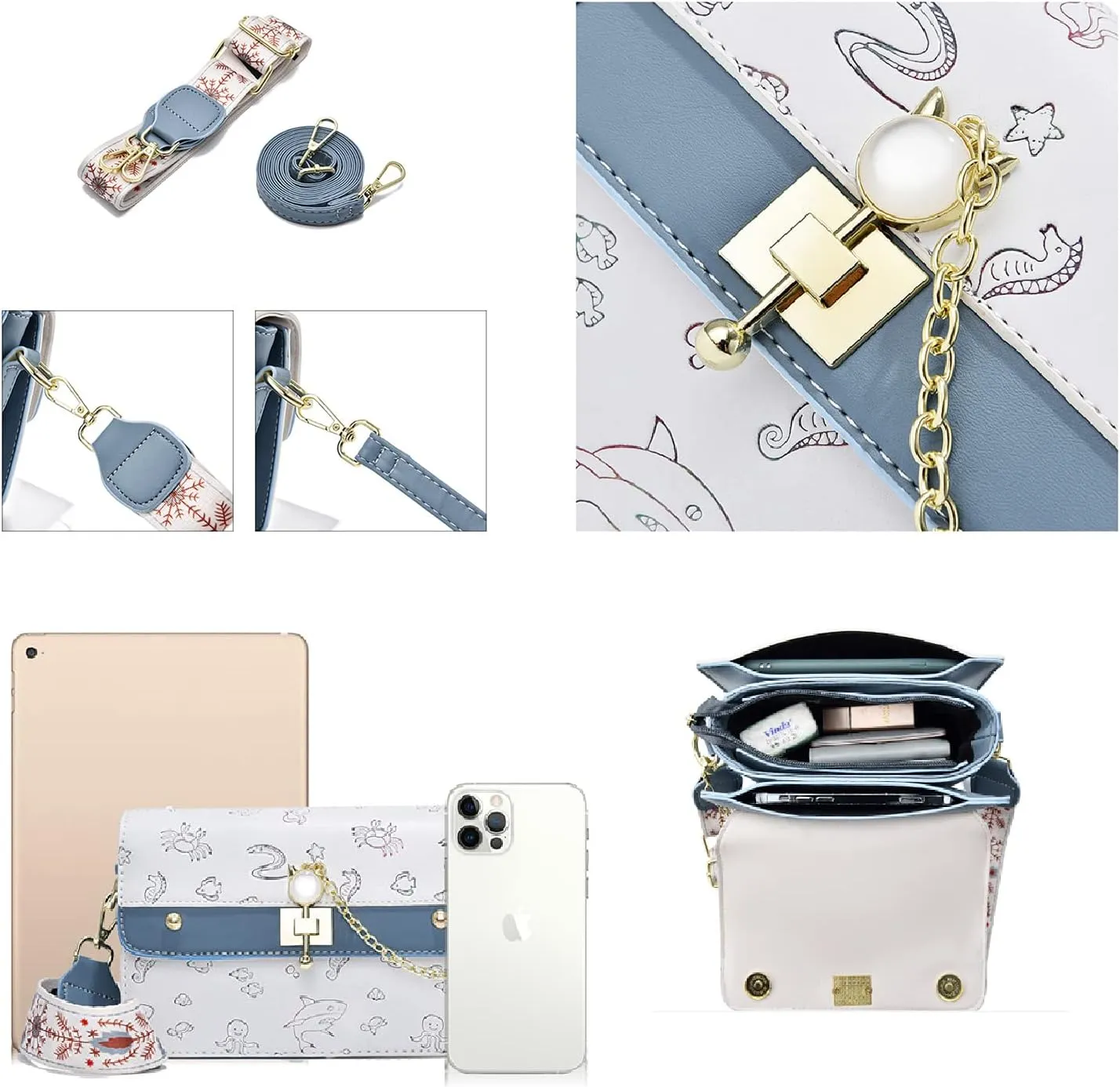 Cute Purses for Women, Colorful purse, Crossbody Bags, Clutch Purses, Evening Bags, Shoulder Purses for Women