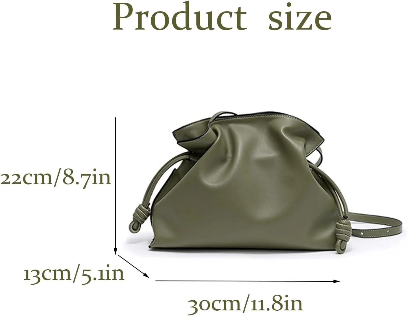 Designer Bucket Women's bags,Genuine Leather Shoulder Hobo Bag,Chic Drawstring Storage Leather Crossbody Bag for Women