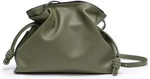 Designer Bucket Women's bags,Genuine Leather Shoulder Hobo Bag,Chic Drawstring Storage Leather Crossbody Bag for Women