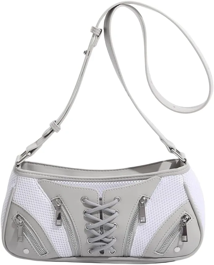 Designer Shoulder Bag for Women, Chic Saddle Bag Purses, Vegan Pu Leather Crossbody, Ladies Going Out Purse.