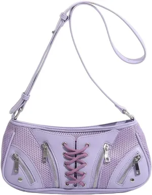Designer Shoulder Bag for Women, Chic Saddle Bag Purses, Vegan Pu Leather Crossbody, Ladies Going Out Purse.