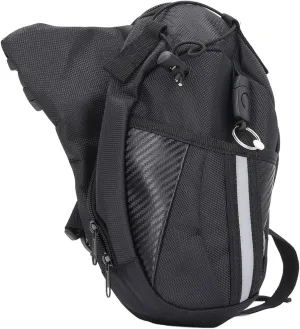 Drop Leg Bag, Spacious Thigh Bag with Adjustable Straps and Reflective Strip, Large Capacity Leg Pouch for Motorcycle, Cycling, Hiking, and Travel